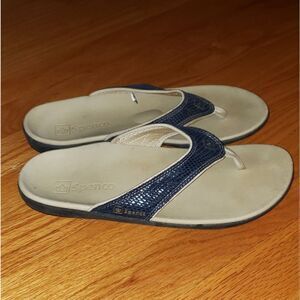 Spenco blue thong Flip Flops Sandals